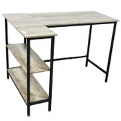 Wholesale - Oak Desk MDF Metal Legs 43.5"x30"x29" (No UPC, FNSKU Only) C/P 1, UPC: